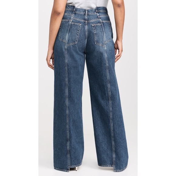 Reformation | Cary High Rise Slouchy Wide Leg Jeans in Cabo Reworked Wash - Picture 16 of 16